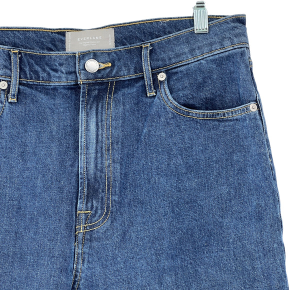 Everlane The Original Cheeky High Rise Jeans Women's SZ 30 Ankle Organic Cotton - Picture 5 of 8